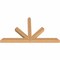 Ekena Millwork Saratoga Timber Gable Bracket, Western Red Cedar, 60"W x 35"H x 3 1/2"D x 3 1/2"F, 14/12 Pitch GBW060X35X0404SAR00SWR - alternate 5